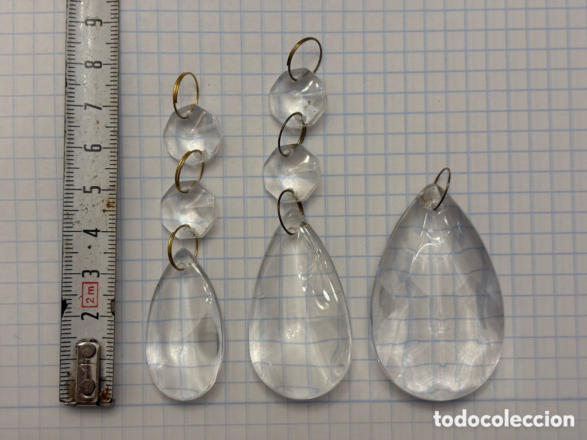 Antig&uuml;edades: Abalorios para l&aacute;mpara de cristal - Foto 12