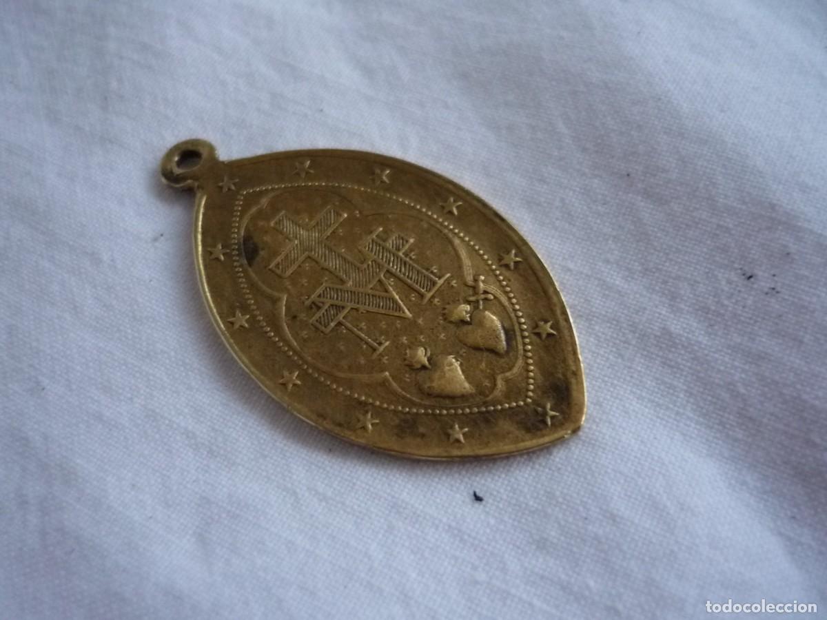 Antig&uuml;edades: Medalla de lat&oacute;n virgen 1830 - Foto 4