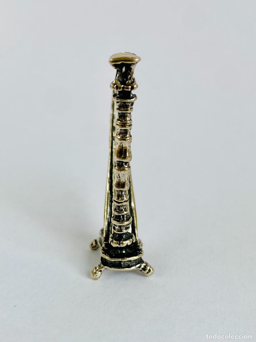 Antig&uuml;edades: miniatura de plata 800 ( arpa musical ) - Foto 2