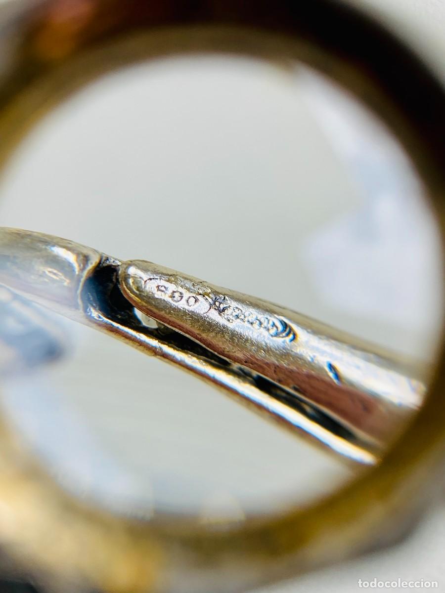 Antig&uuml;edades: miniatura de plata 800 ( arpa musical ) - Foto 4