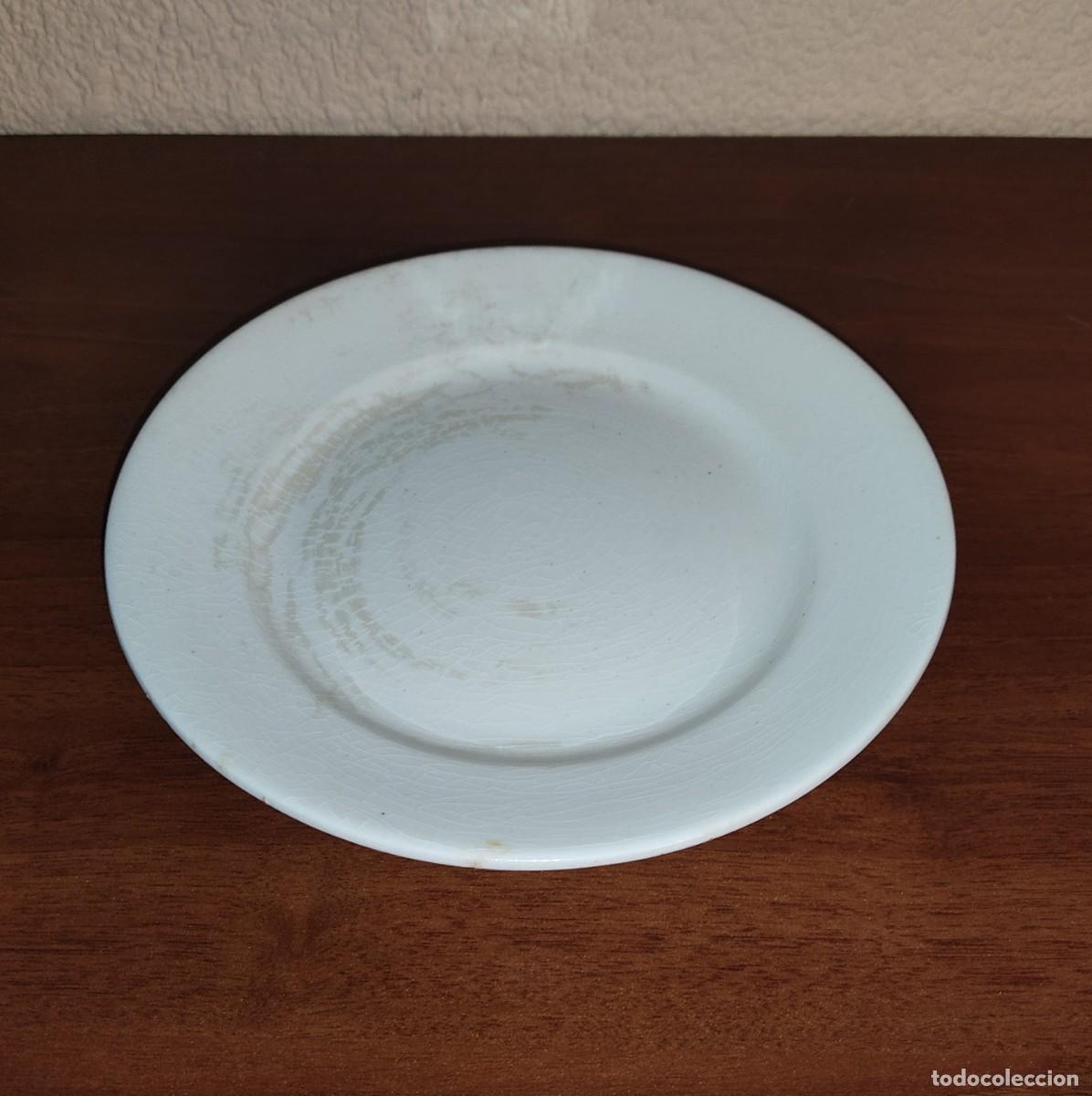 Antig&uuml;edades: Plato de loza de La Asturiana - Foto 1