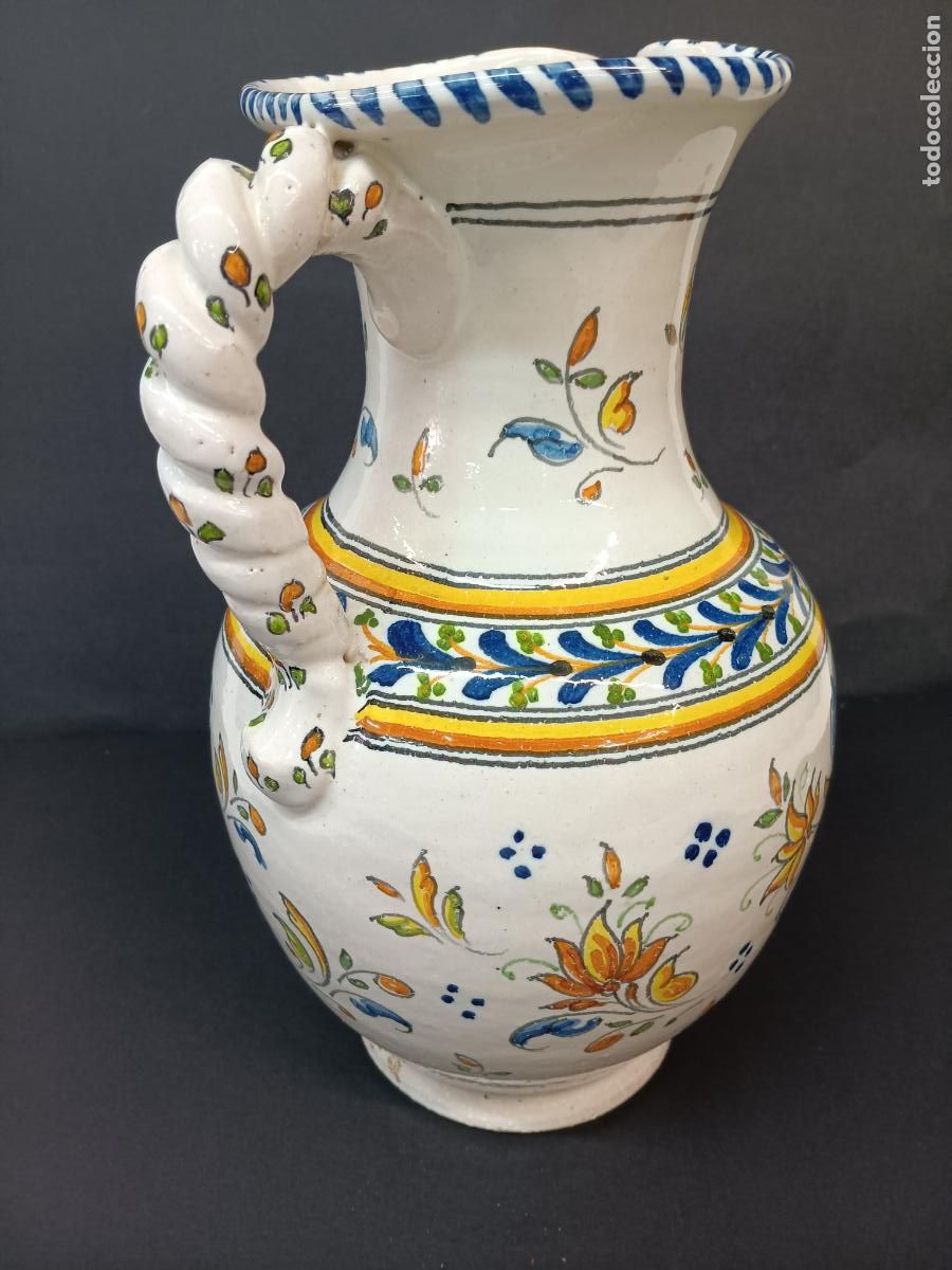 Antig&uuml;edades: JARR&Oacute;N DE CER&Aacute;MICA DE TALAVERA - Foto 1