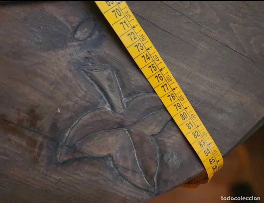 Antig&uuml;edades: Brasero centenario madera y cobre - Foto 3