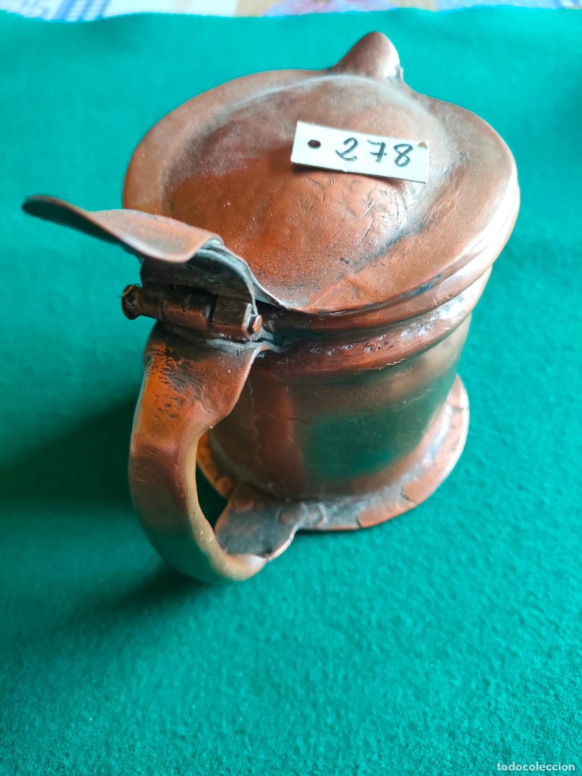 Antig&uuml;edades: JARRA DE COBRE RUSTICA - Foto 3