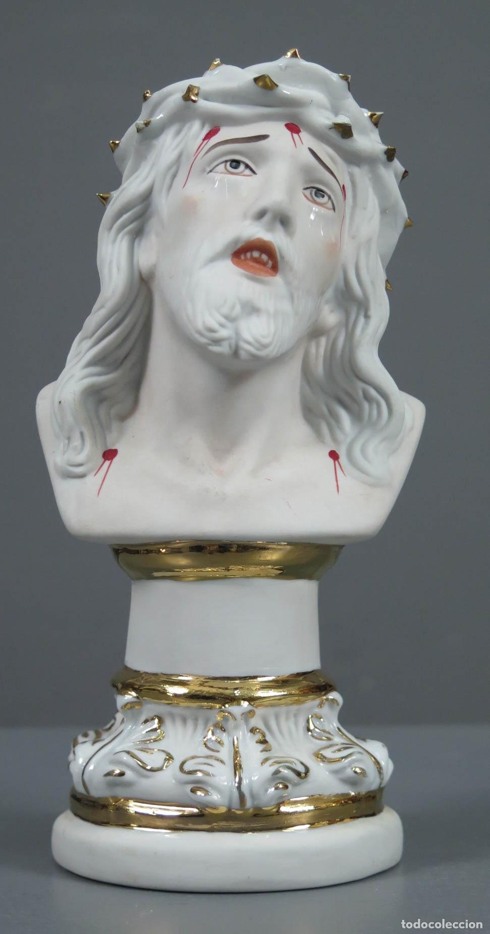Antig&uuml;edades: CRISTO DE LIMPIAS. BISCUIT - Foto 1