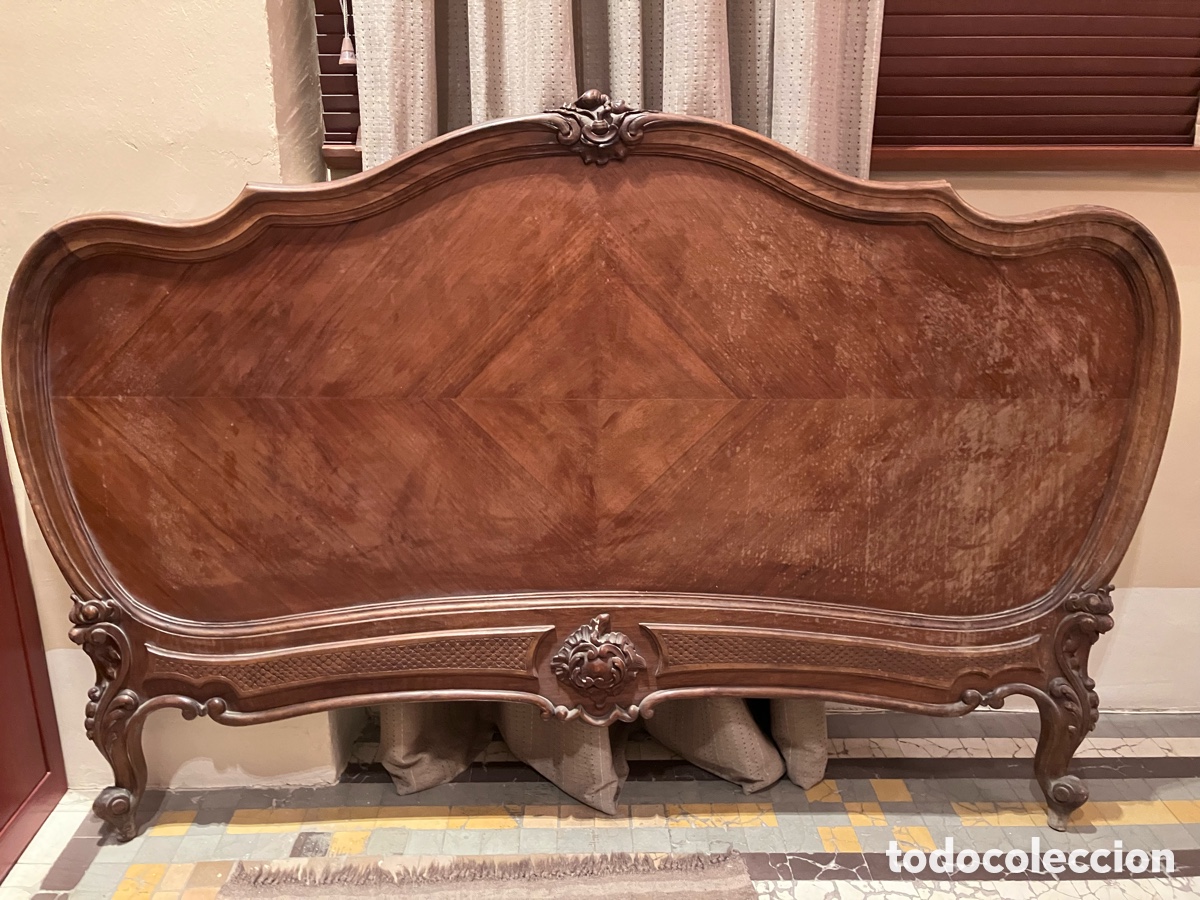 Antig&uuml;edades: Pie cama Luis XV - Foto 3