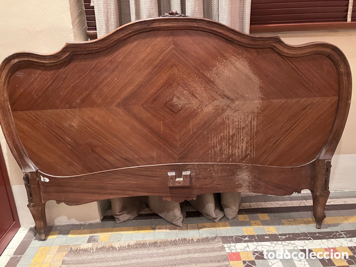 Antig&uuml;edades: Pie cama Luis XV - Foto 4