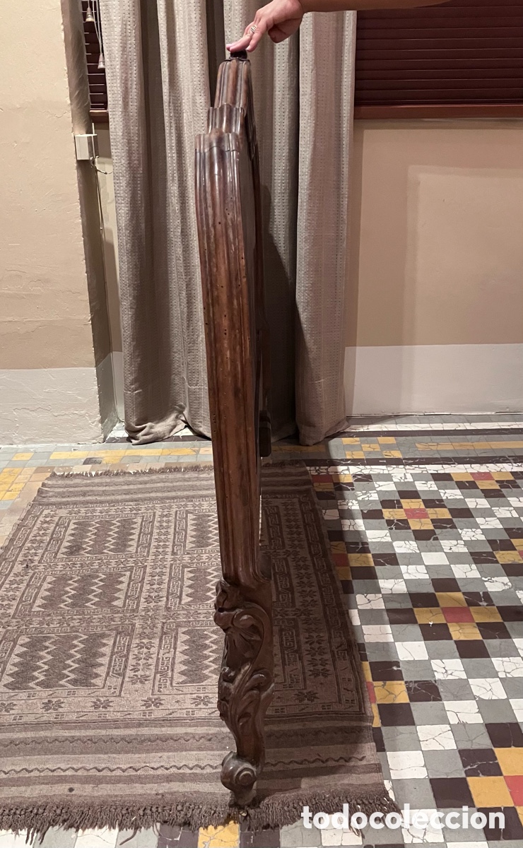 Antig&uuml;edades: Pie cama Luis XV - Foto 5