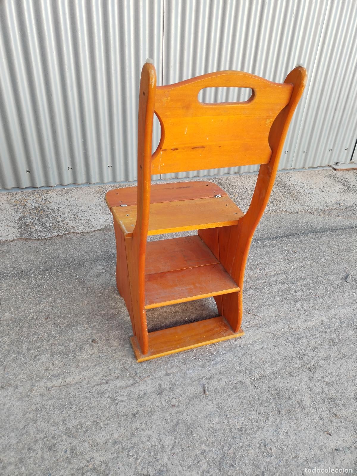 Antig&uuml;edades: silla escalera de libros - Foto 10