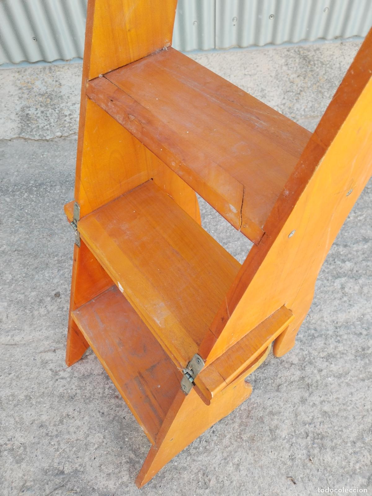 Antig&uuml;edades: silla escalera de libros - Foto 11