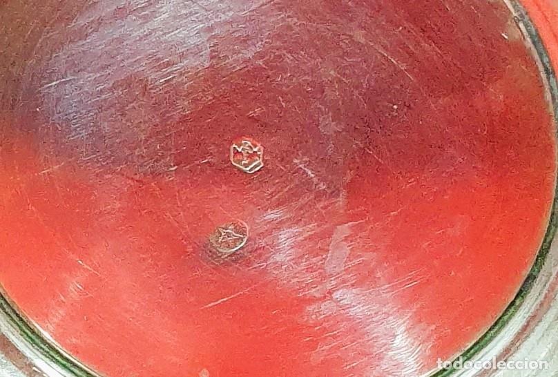 Antig&uuml;edades: Vinagrera/aceitera antigua de plata - Foto 5