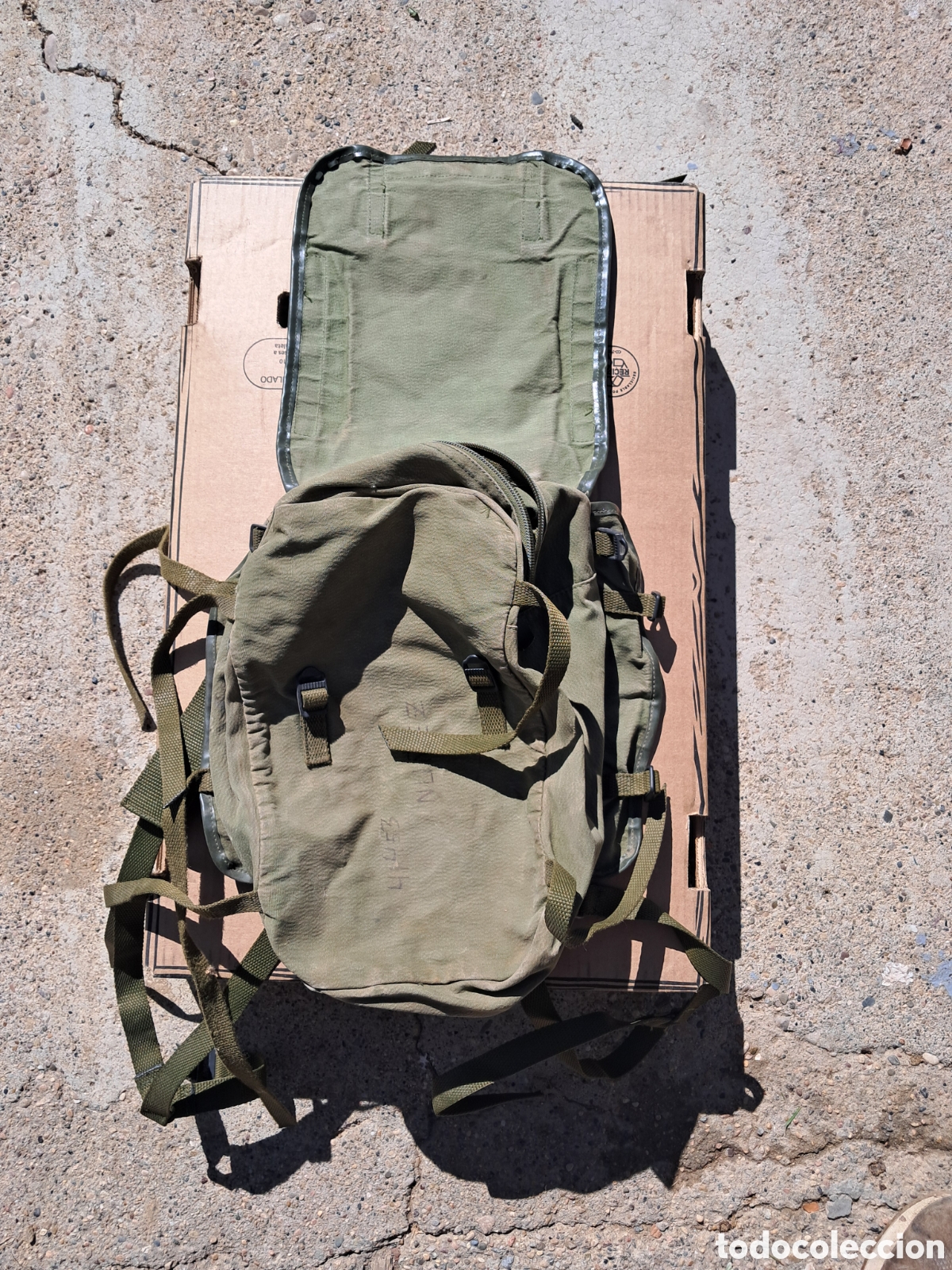 Antig&uuml;edades: Mochila macuto militar ej&eacute;rcito altus - Foto 2