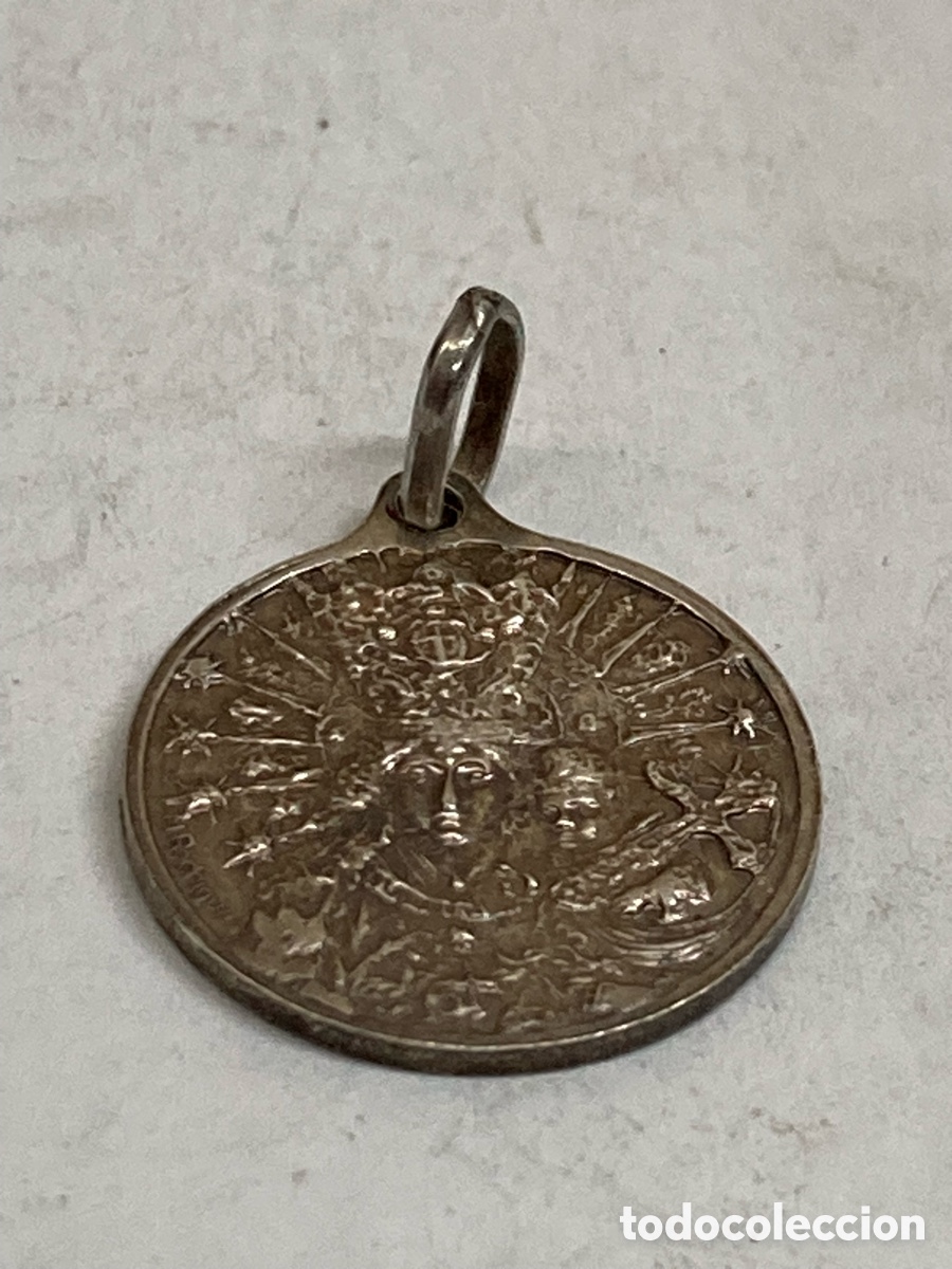 Antig&uuml;edades: Medalla de plata religiosa C317 - Foto 1