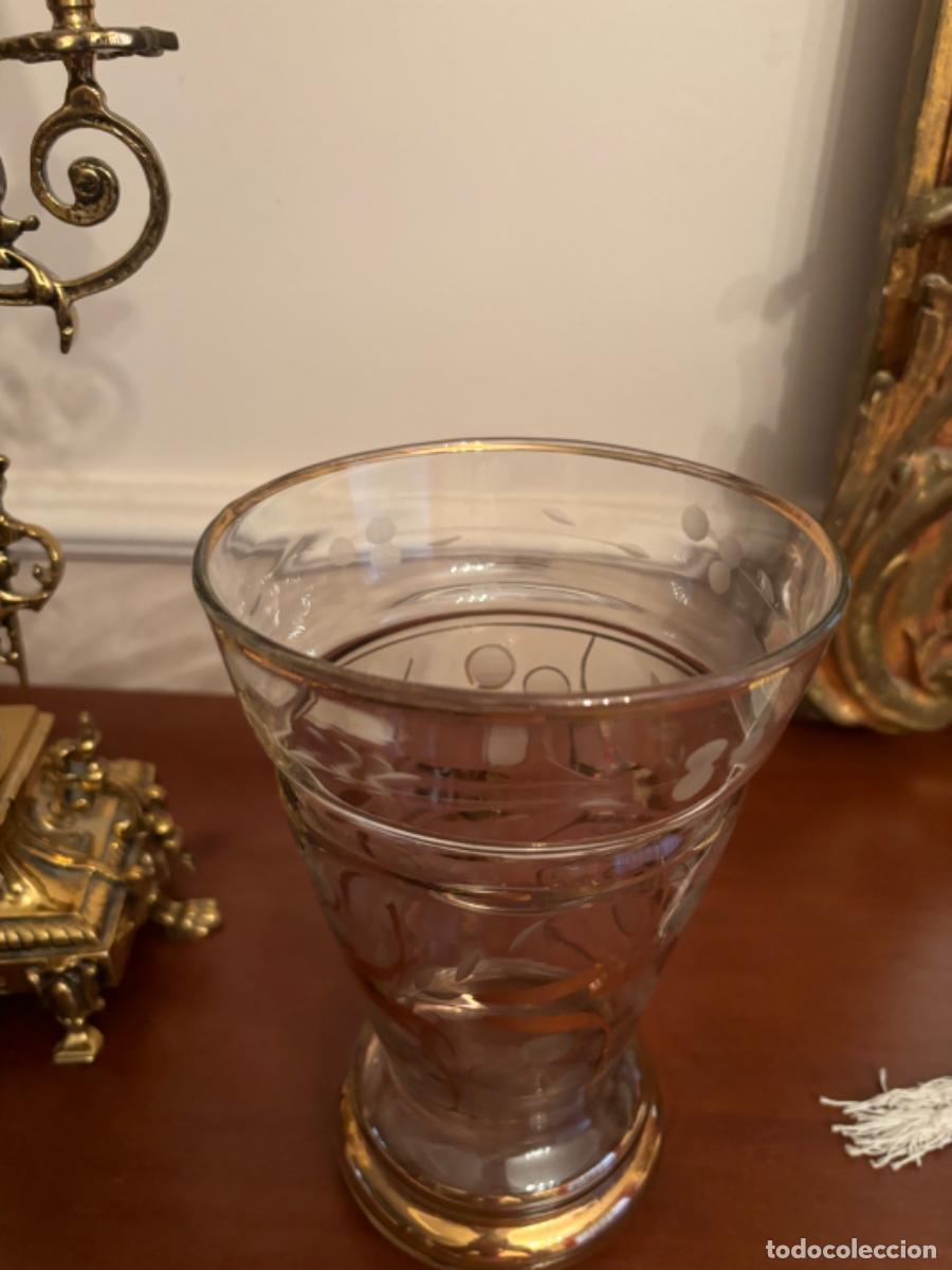 Antig&uuml;edades: Antiguo jarr&oacute;n de cristal - Foto 3