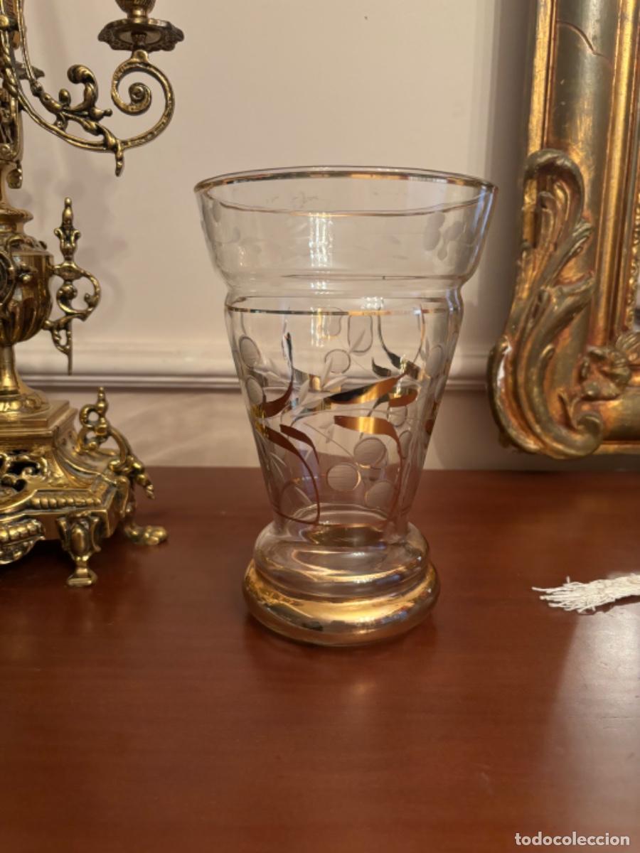 Antig&uuml;edades: Antiguo jarr&oacute;n de cristal - Foto 4