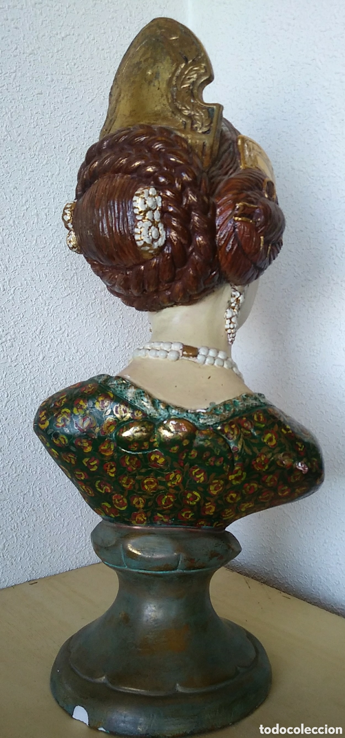 Antig&uuml;edades: busto de fallera Valenciana - Foto 2