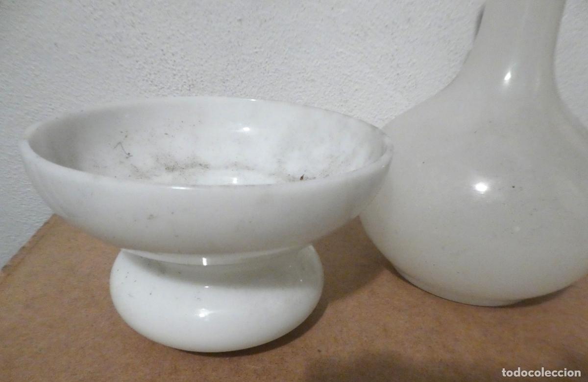 Antig&uuml;edades: 3 Antiguas piezas de Opalina - Foto 2