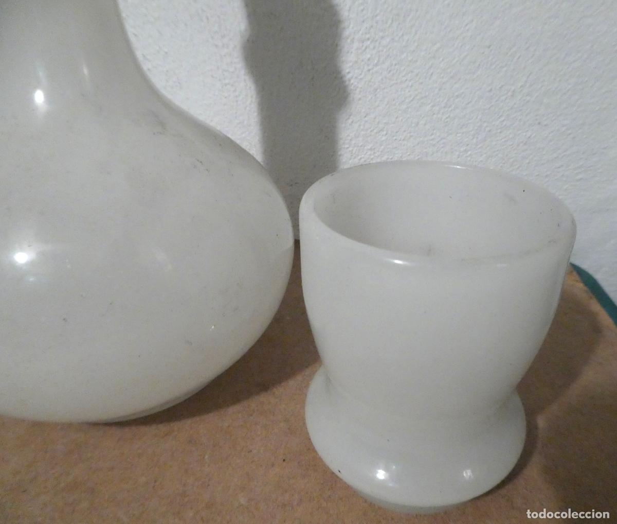 Antig&uuml;edades: 3 Antiguas piezas de Opalina - Foto 3