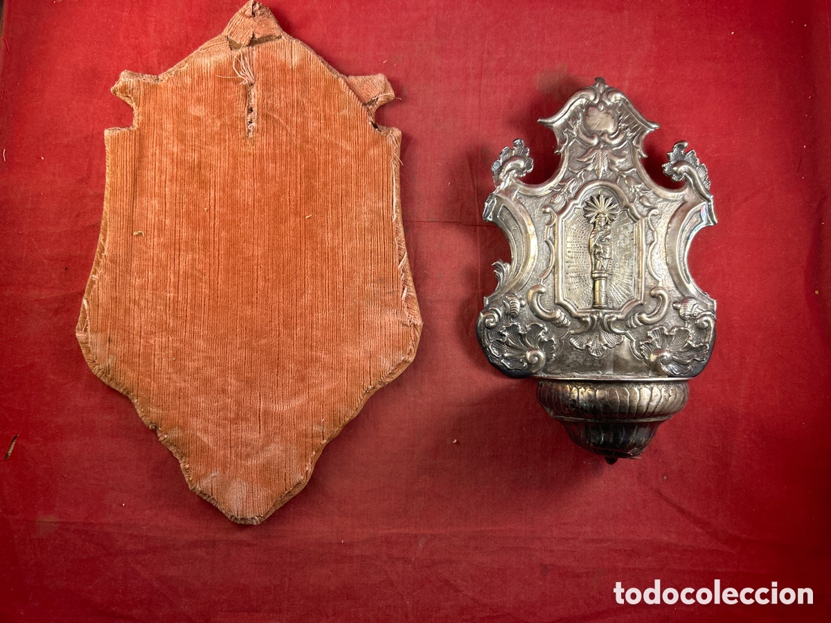 Antig&uuml;edades: ANTIGUA BENDITERA DE PLATA - Foto 7