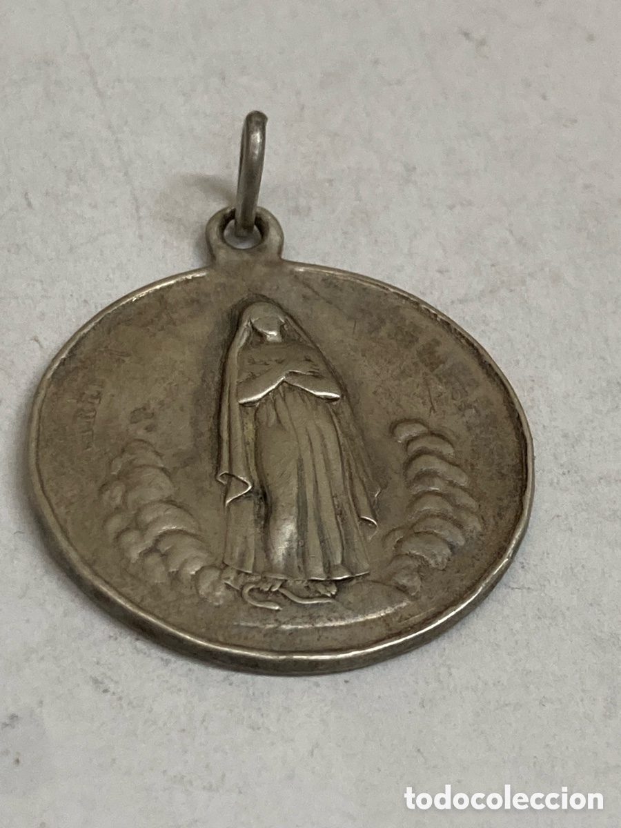 Antig&uuml;edades: Medalla de plata religiosa C318 - Foto 1