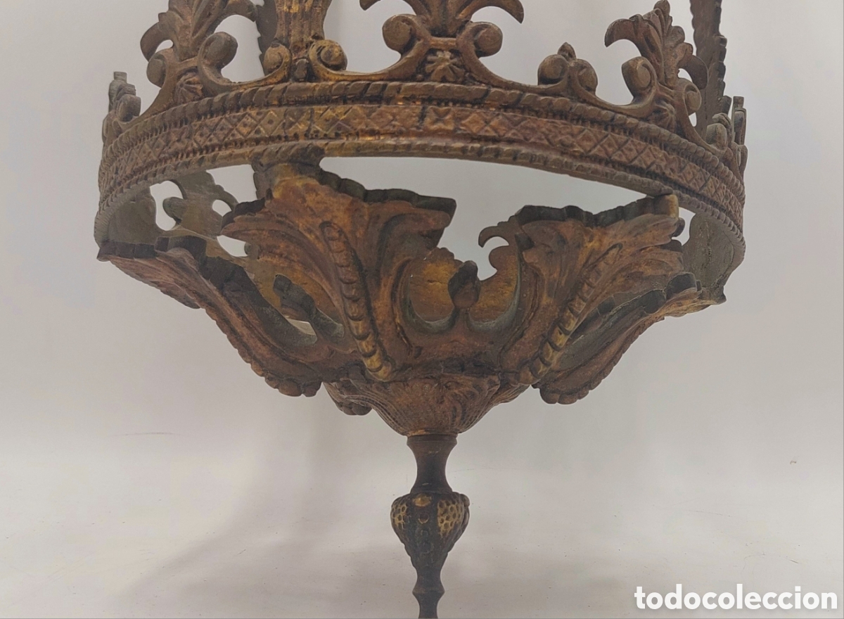Antig&uuml;edades: ANTIGUO FAROL ISABELINO DE BRONCE - Foto 4