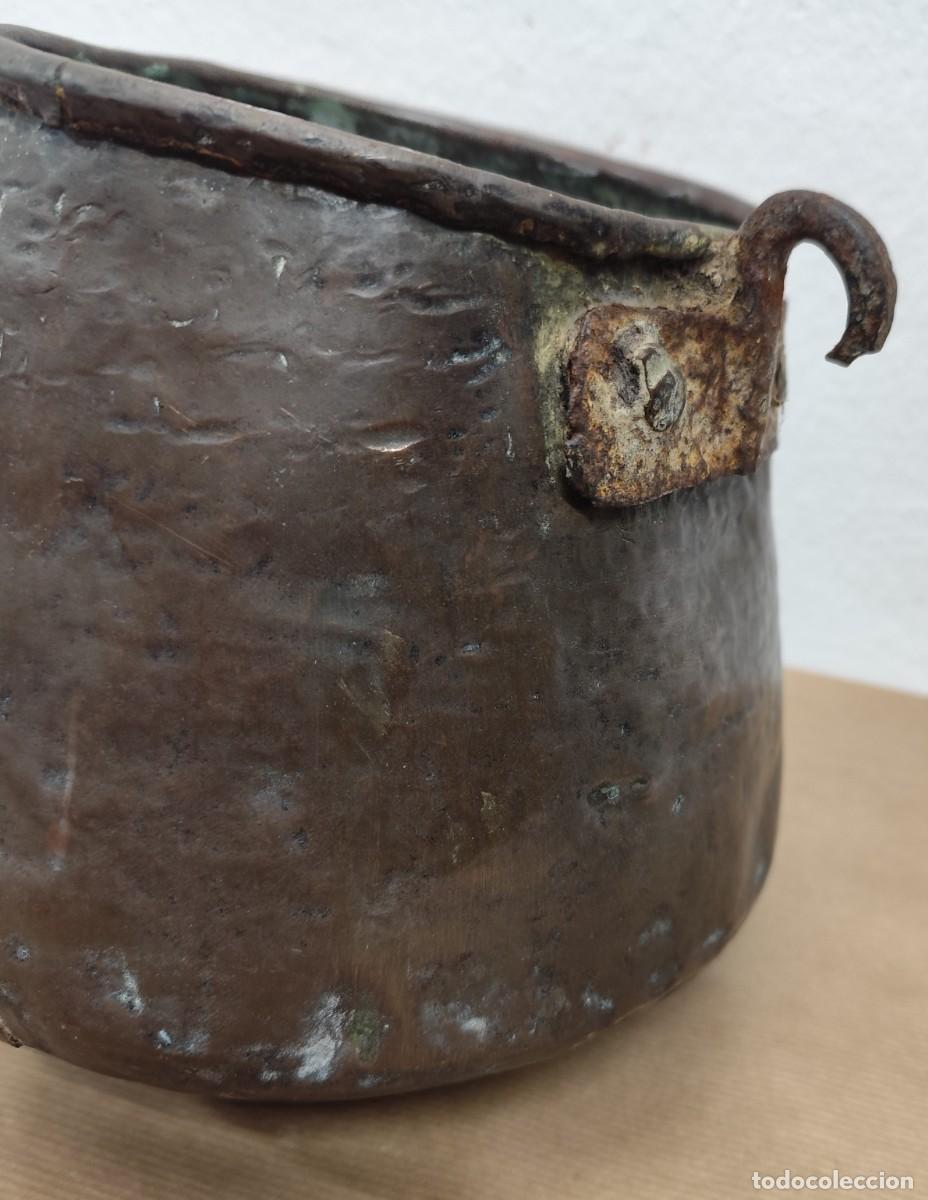 Antig&uuml;edades: OLLA DE COBRE SIGLO XVIII - XIX - Foto 4