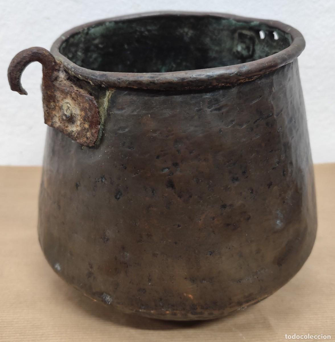 Antig&uuml;edades: OLLA DE COBRE SIGLO XVIII - XIX - Foto 5