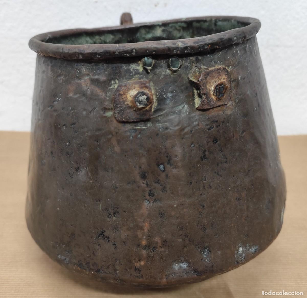Antig&uuml;edades: OLLA DE COBRE SIGLO XVIII - XIX - Foto 6