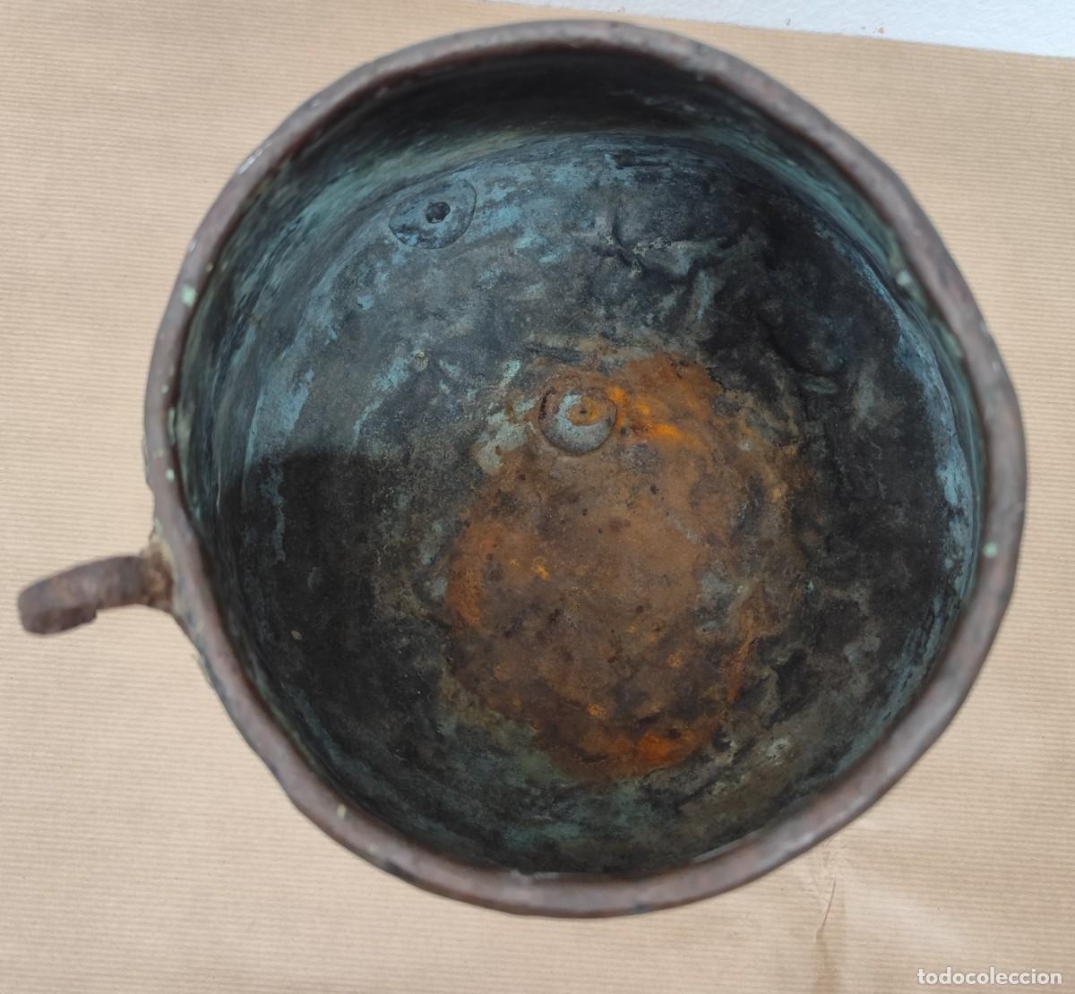 Antig&uuml;edades: OLLA DE COBRE SIGLO XVIII - XIX - Foto 7