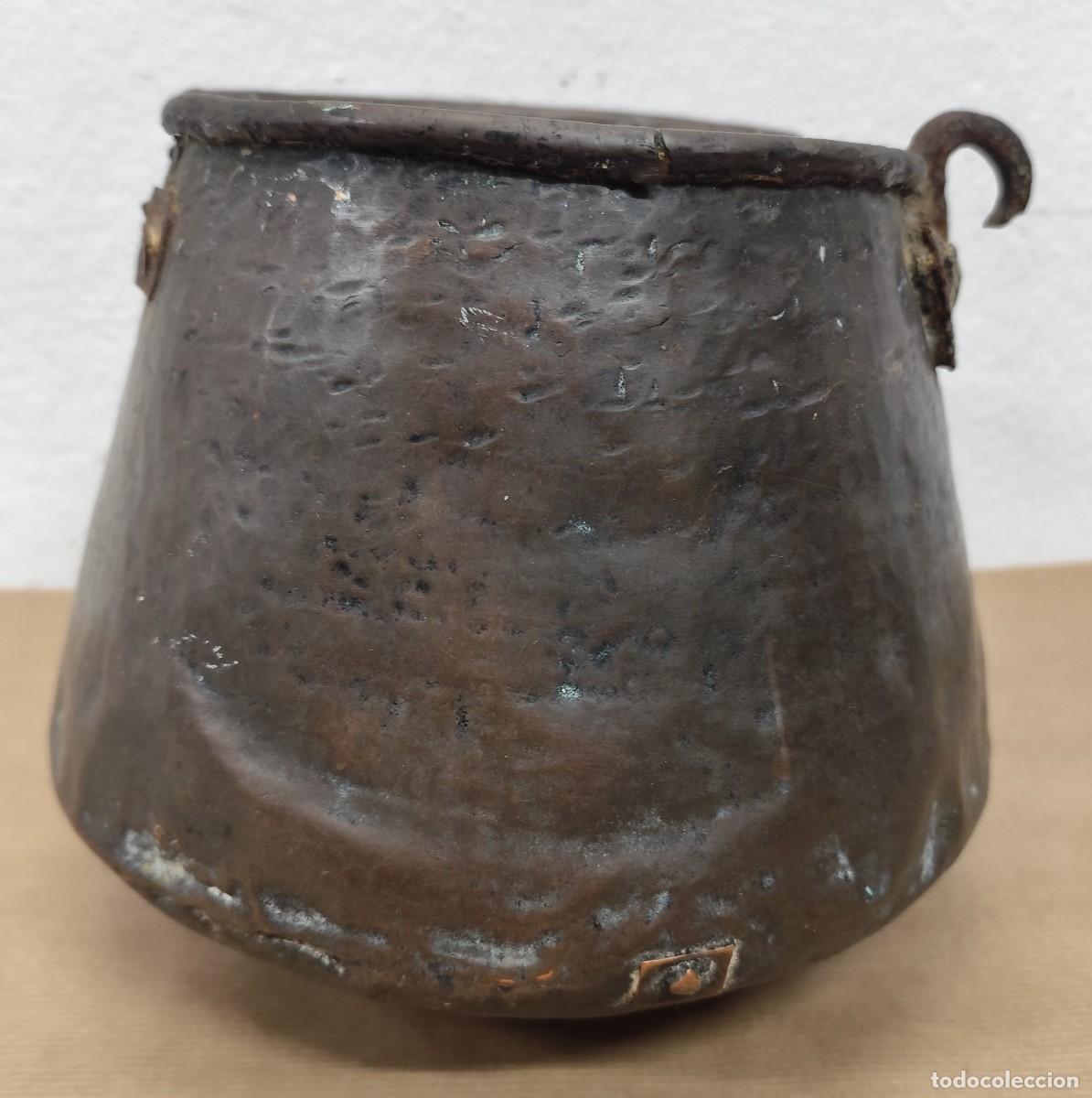 Antig&uuml;edades: OLLA DE COBRE SIGLO XVIII - XIX - Foto 1