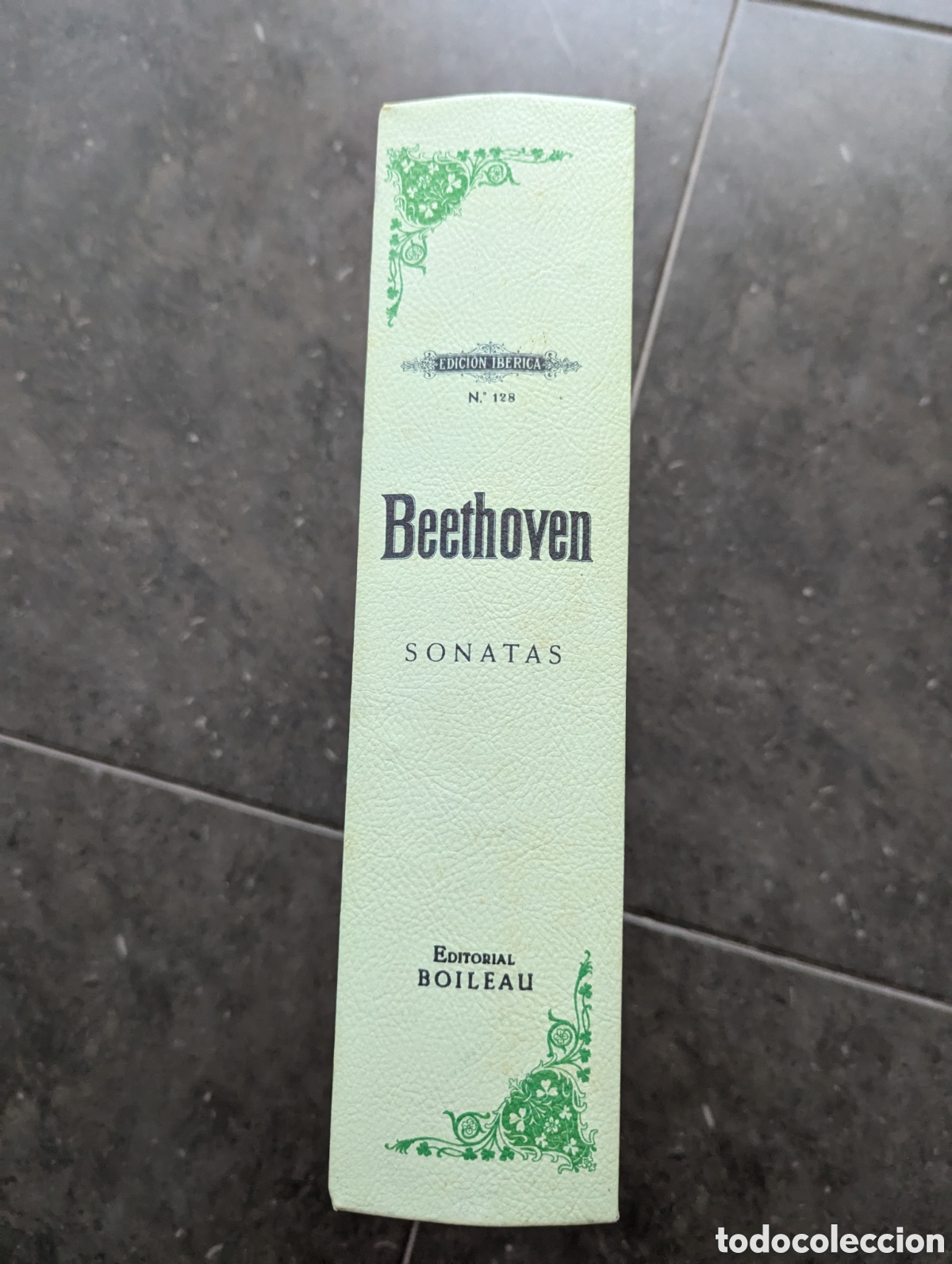 Antig&uuml;edades: Caja de madera libro ficticio Beethoven - Foto 2