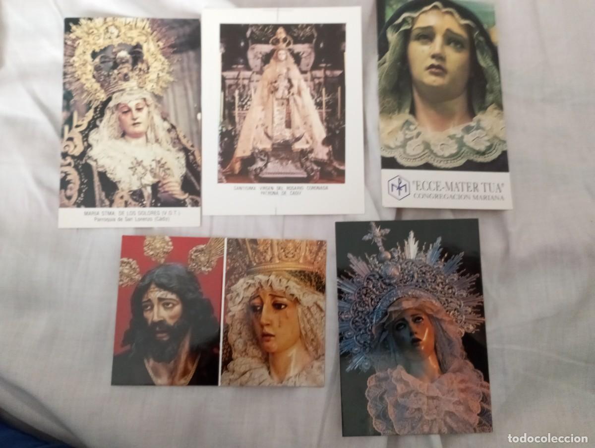 Antig&uuml;edades: 5 estampas de V&iacute;rgenes de Cadiz - Foto 1
