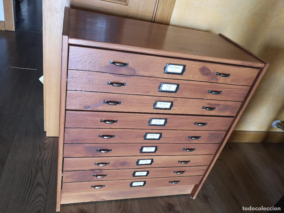 Antig&uuml;edades: CAJONERA ESTILO CHIVALETE - Foto 2