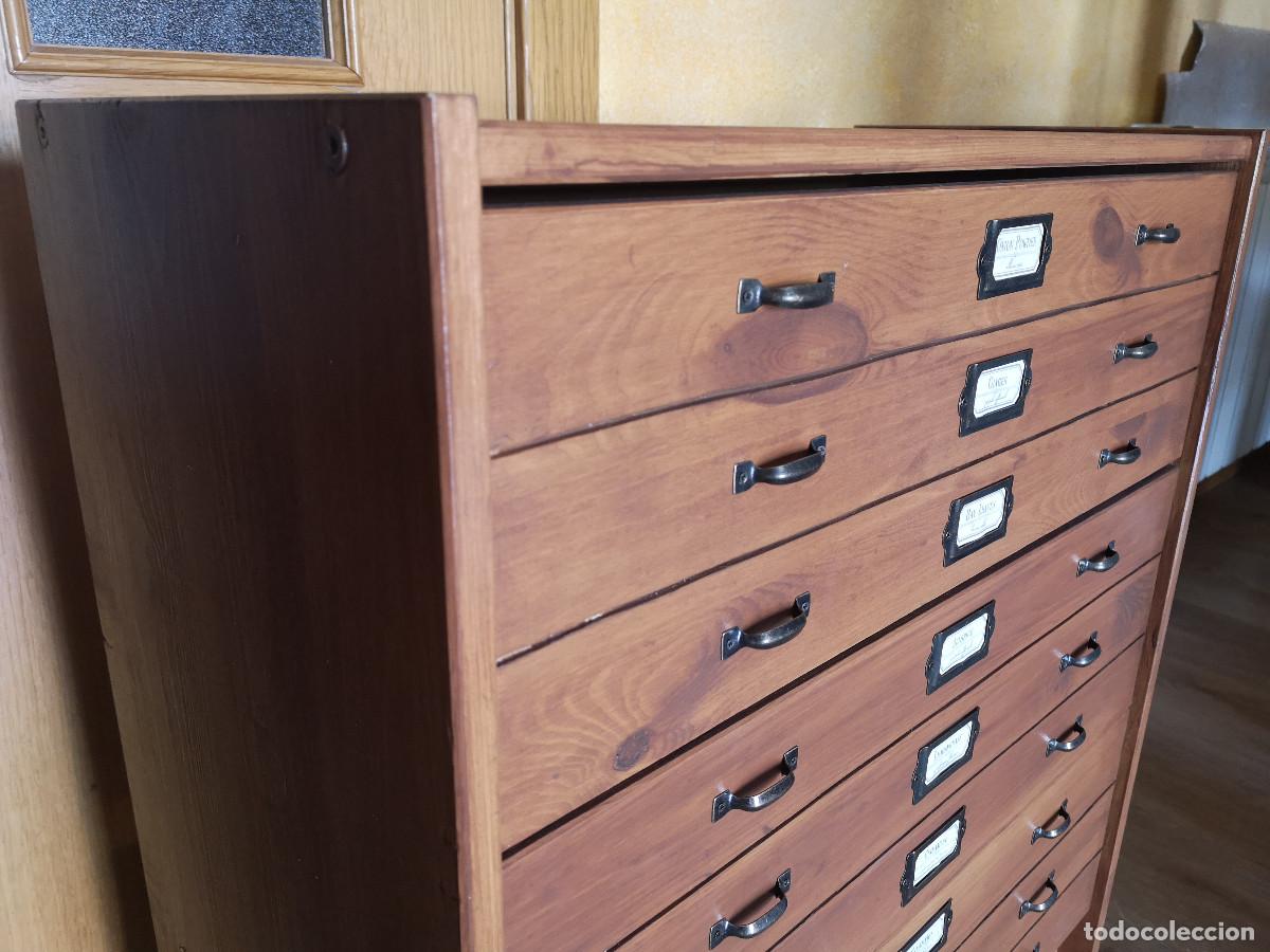 Antig&uuml;edades: CAJONERA ESTILO CHIVALETE - Foto 3