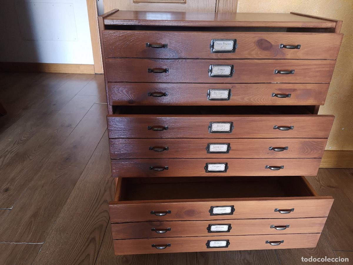 Antig&uuml;edades: CAJONERA ESTILO CHIVALETE - Foto 9
