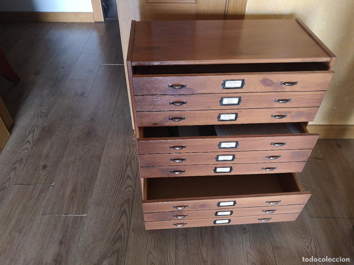 Antig&uuml;edades: CAJONERA ESTILO CHIVALETE - Foto 11