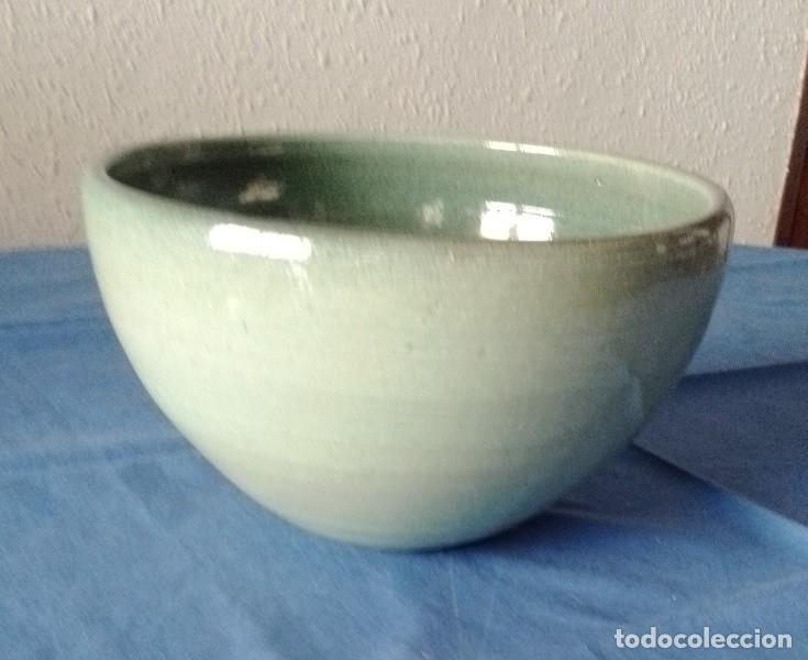 Antig&uuml;edades: Ensaladera de barro esmaltada - Foto 2