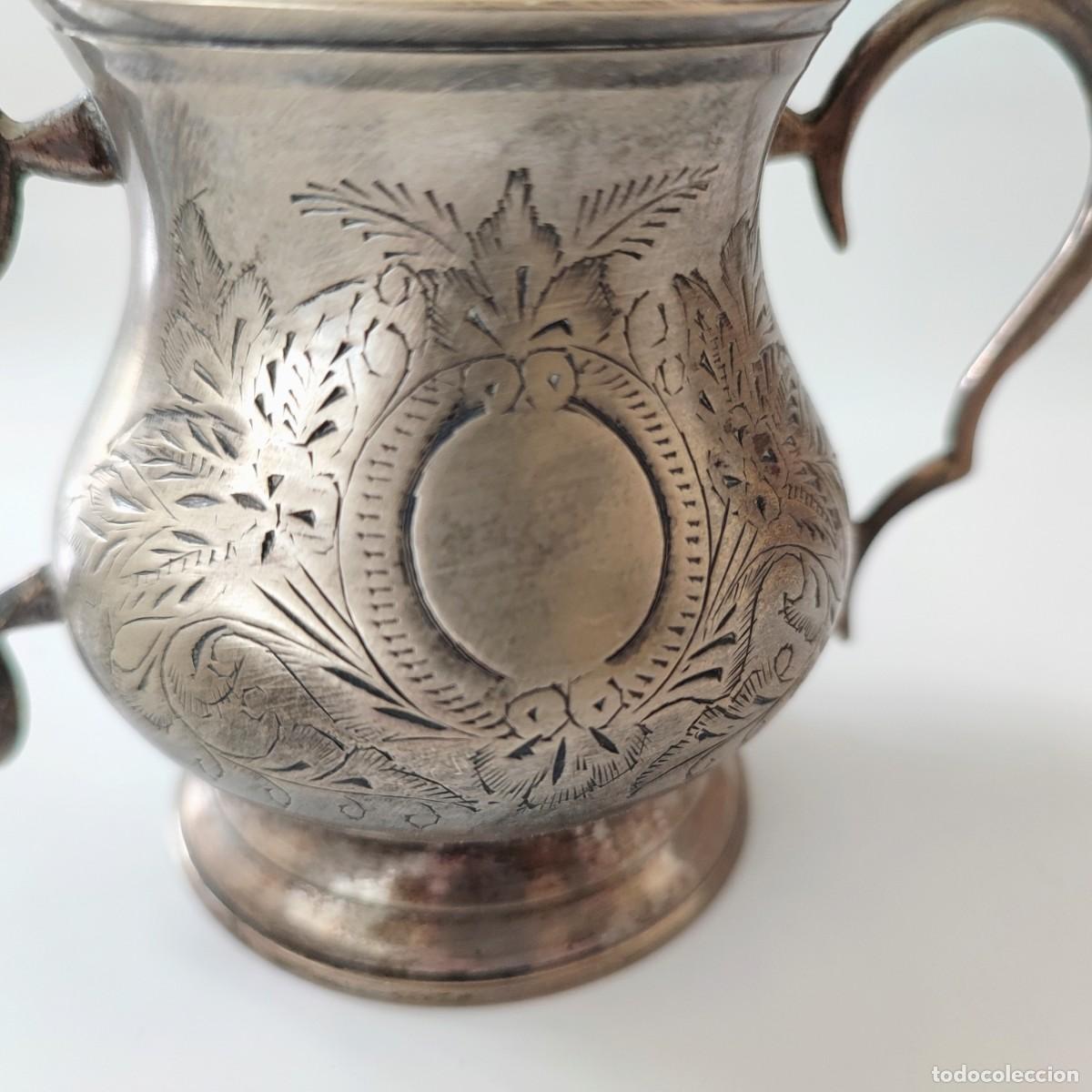 Antig&uuml;edades: Juego de t&eacute; de plata inglesa E.P.N.S - Foto 19