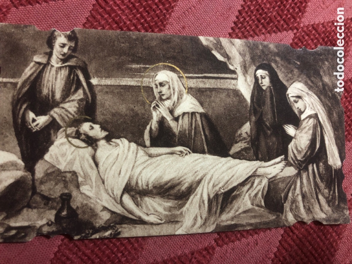 Antig&uuml;edades: Estampita religiosa antigua - Foto 1