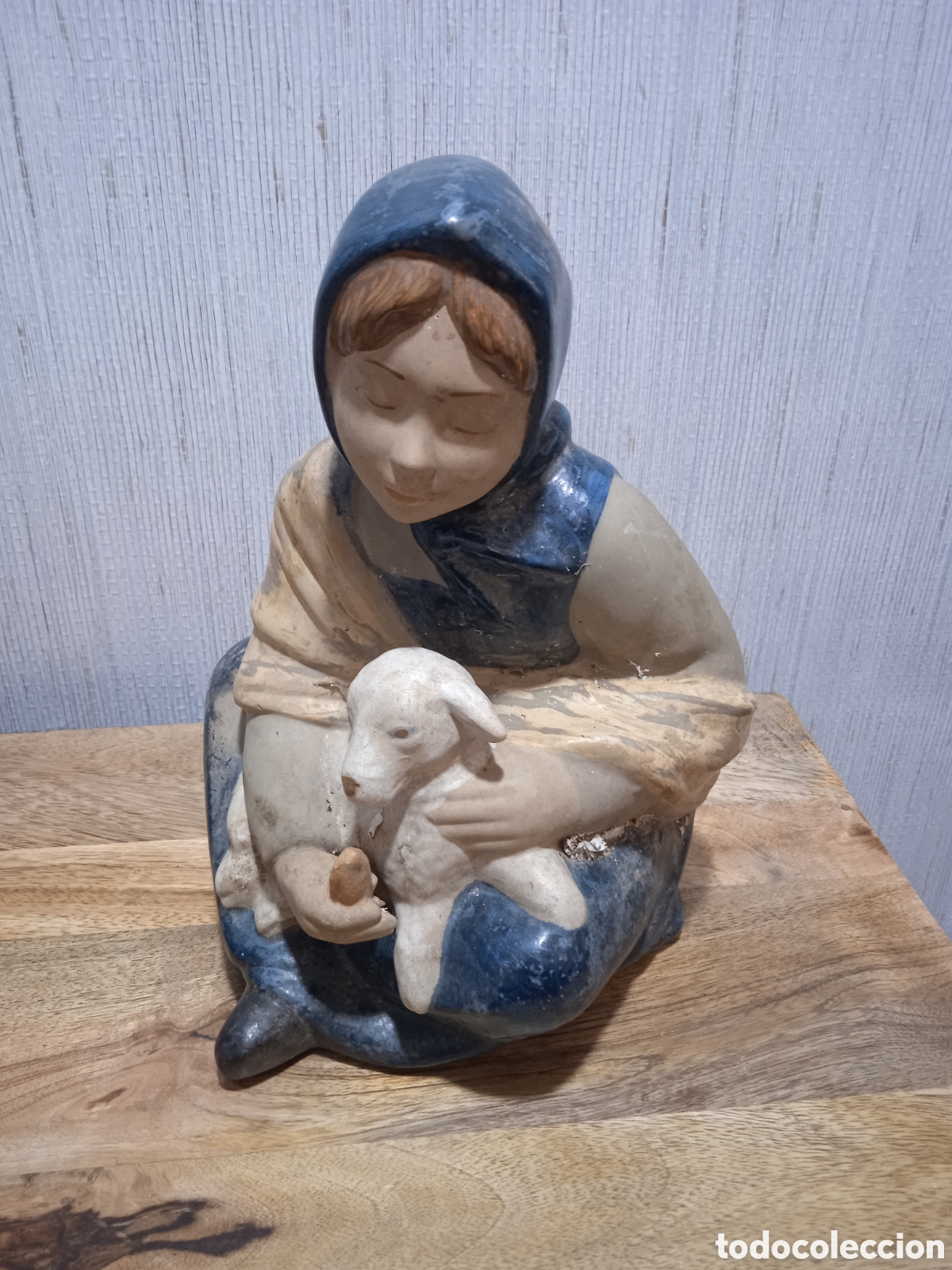 Antig&uuml;edades: Bonita escultura de gres - Foto 1