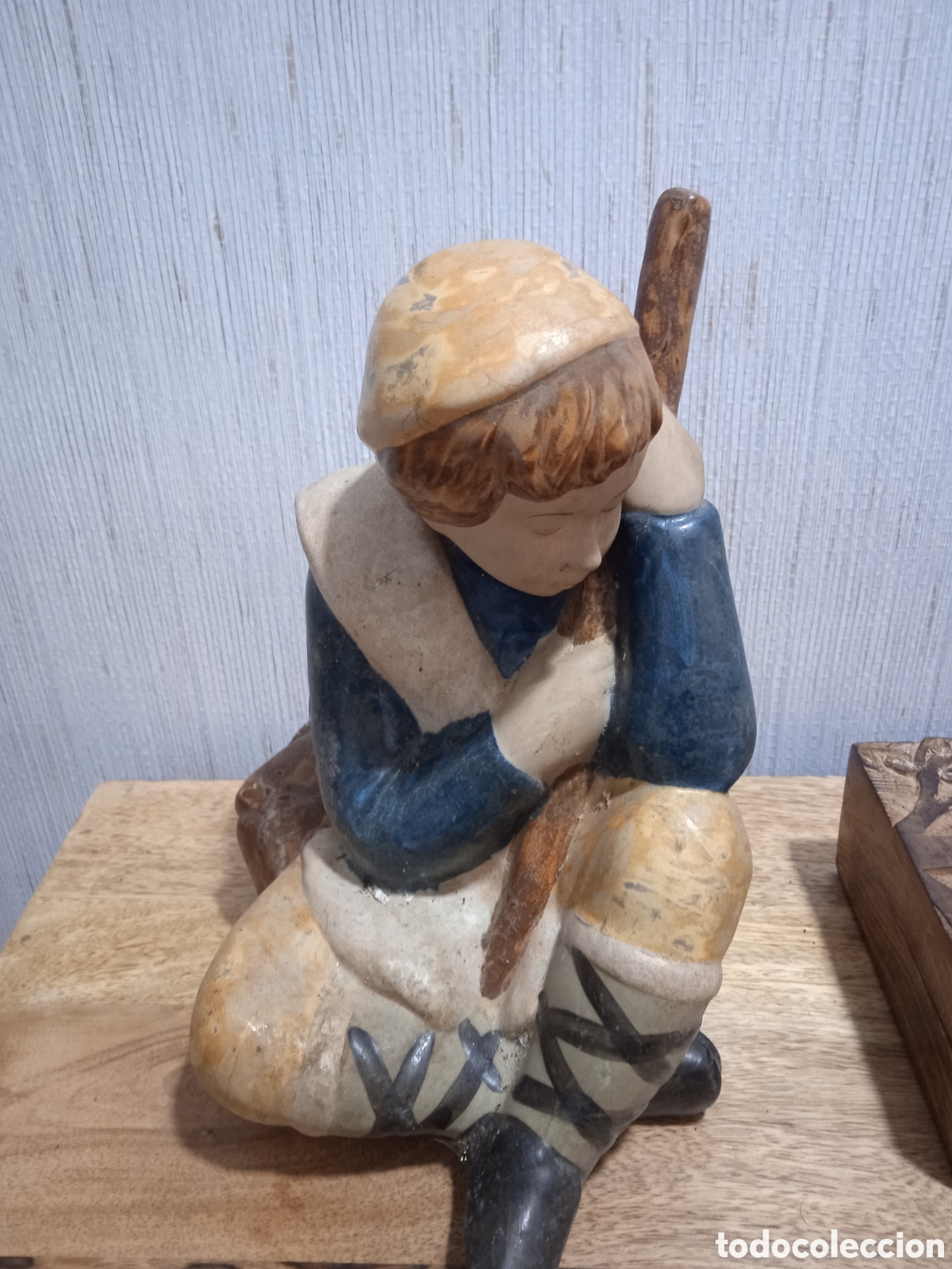 Antig&uuml;edades: Bonita escultura en gres - Foto 2