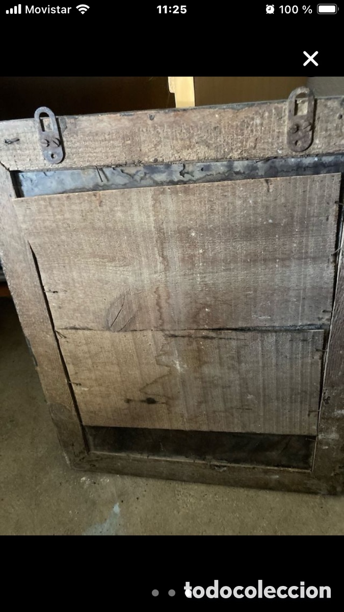 Antig&uuml;edades: Espejo de madera antiguo - Foto 3