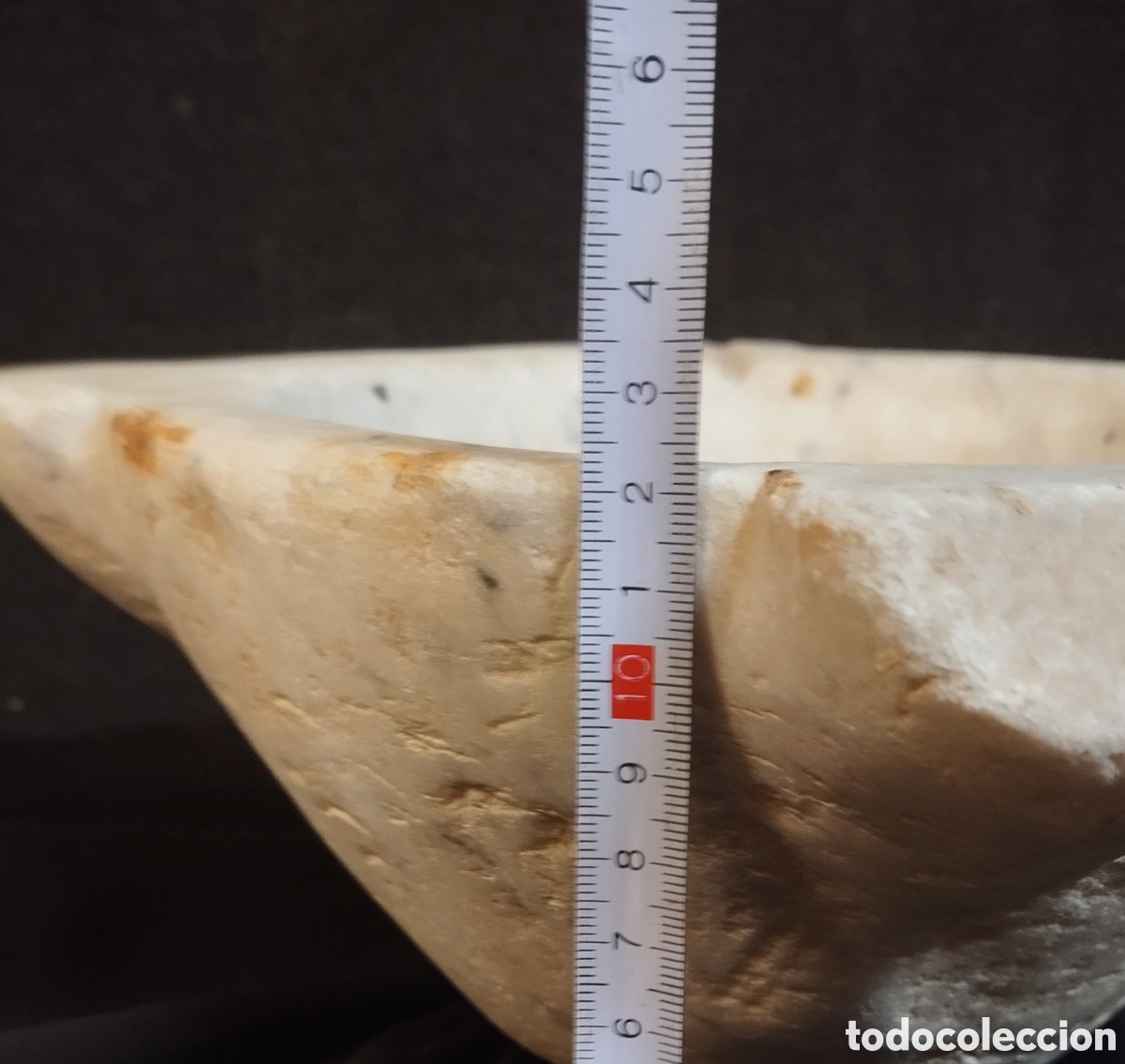 Antig&uuml;edades: Gran mortero de m&aacute;rmol - Foto 5