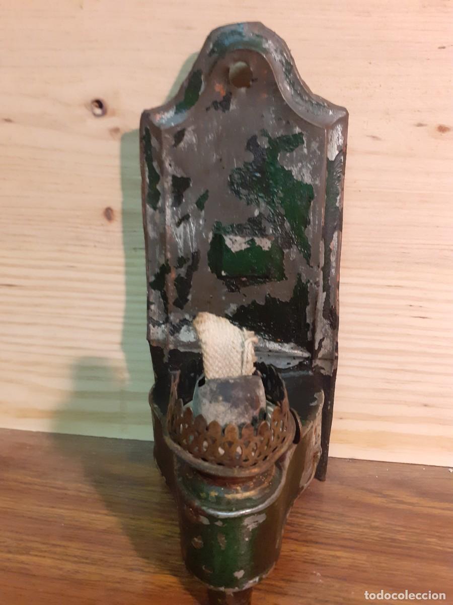 Antig&uuml;edades: Candil de carburo de pared - Foto 2