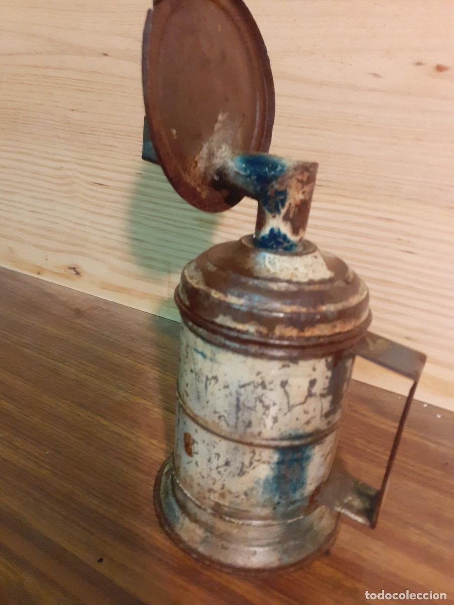 Antig&uuml;edades: Candil de carburo de pared - Foto 4