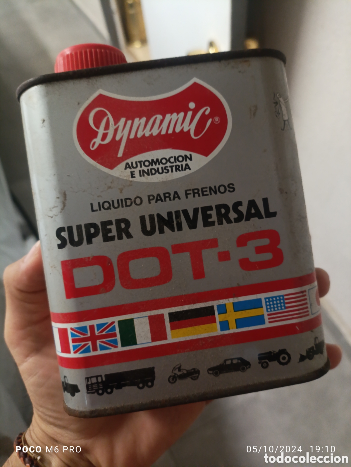 Antig&uuml;edades: Lata de aceite Dynamic