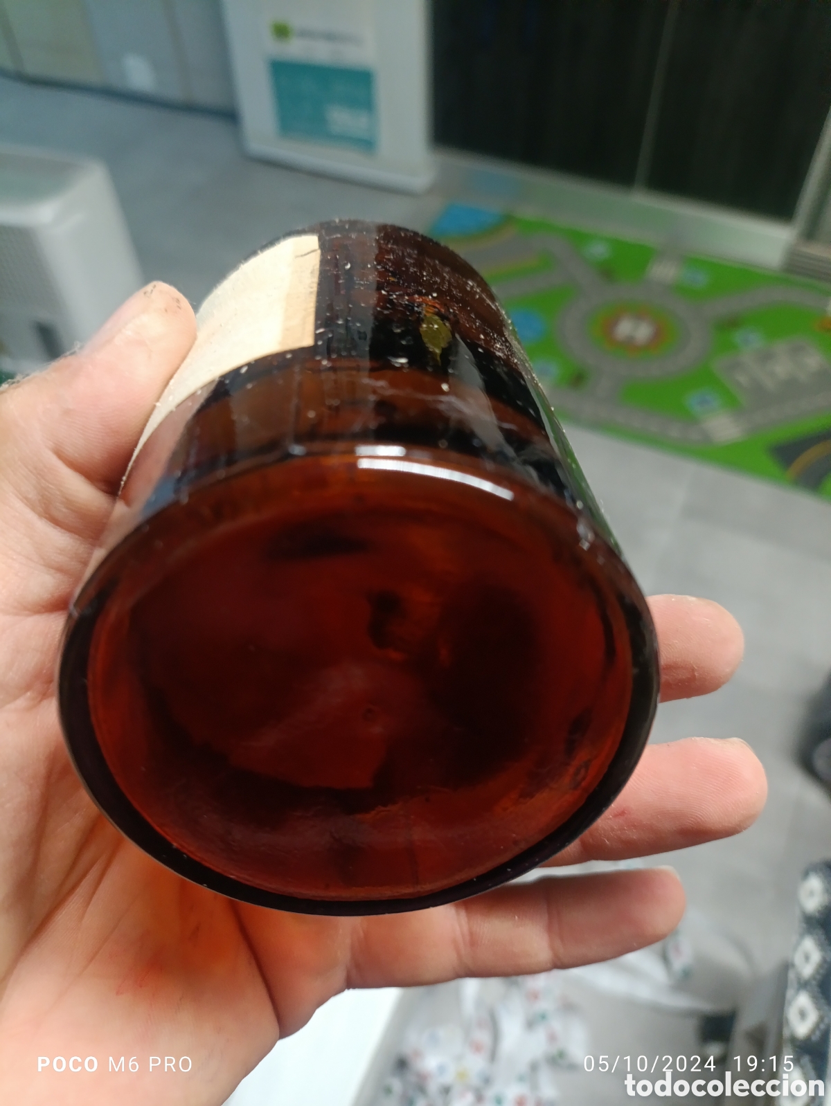 Antig&uuml;edades: Botella de cristal antigua - Foto 4