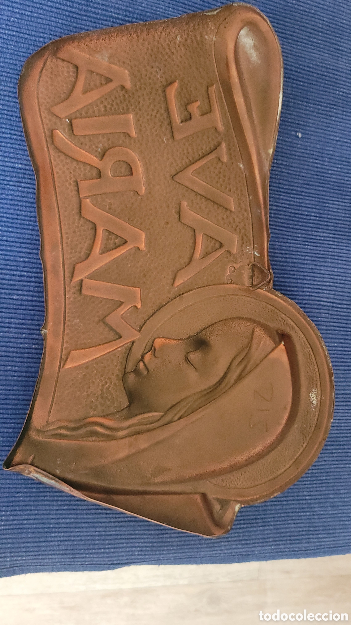 Antig&uuml;edades: AVE MARIA cobre ANTIGUA - Foto 2