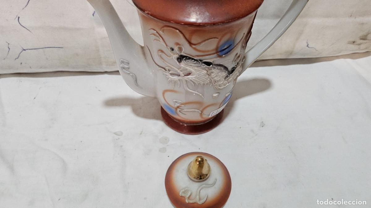 Antig&uuml;edades: tetera de porcelana oriental - Foto 3