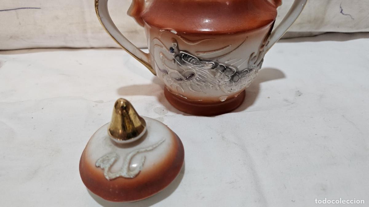 Antig&uuml;edades: azucarero de ceramica oriental - Foto 2